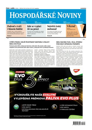 Obálka e-magazínu Hospodářské noviny 169 - 30.8.2024