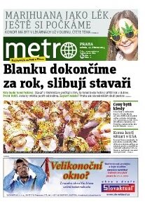 Obálka e-magazínu deník METRO 27.3.2013