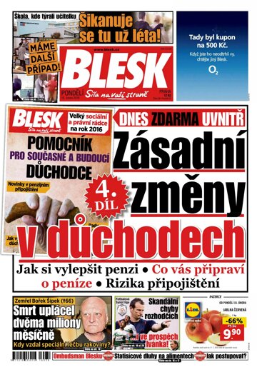 Obálka e-magazínu Blesk 15.2.2016