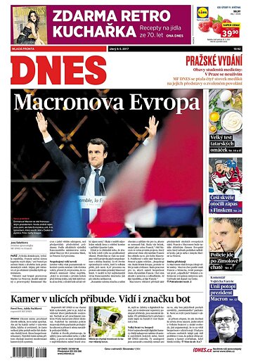 Obálka e-magazínu MF Dnes 9.5.2017