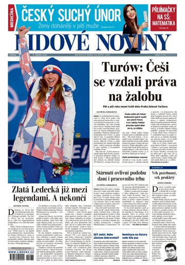 Obálka e-magazínu Lidové noviny 9.2.2022