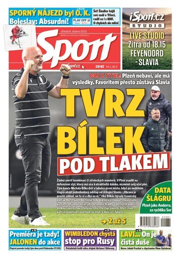 Obálka e-magazínu Sport 6.4.2022