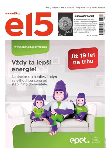 Obálka e-magazínu E15 10.12.2024