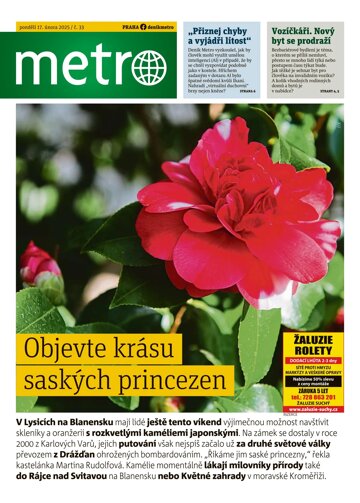 Obálka e-magazínu deník METRO 17.2.2025