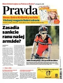 Obálka e-magazínu Pravda 30. 7. 2014