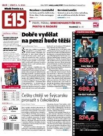 Obálka e-magazínu E15 2.9.2014