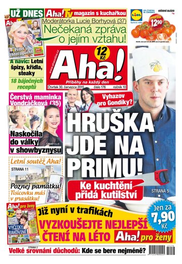 Obálka e-magazínu AHA! 30.7.2015