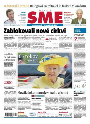 Obálka e-magazínu SME 7.2.2017