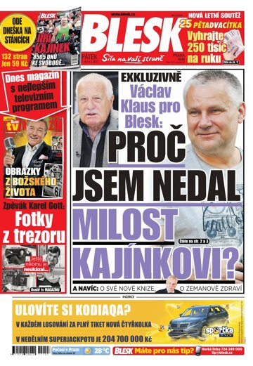 Obálka e-magazínu Blesk 2.6.2017