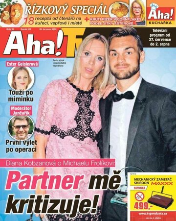 Obálka e-magazínu AHA! Tv - 26.7.2018