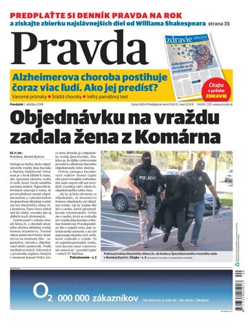 Obálka e-magazínu Pravda 1.10.2018