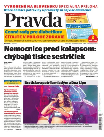 Obálka e-magazínu Pravda 13. 6. 2022