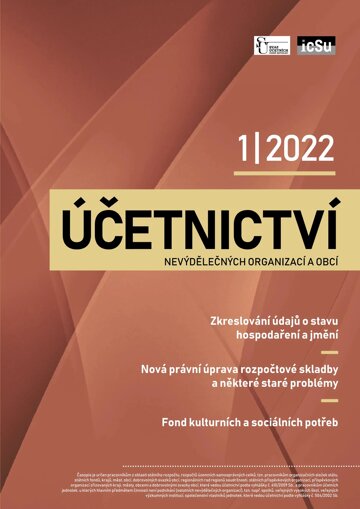 Obálka e-magazínu Účetnictví nevýdělečných organizací a obcí 1/2022