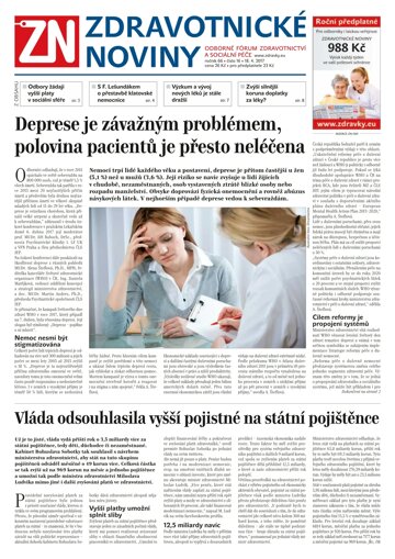 Obálka e-magazínu Ze Zdravotnictví 16/2017