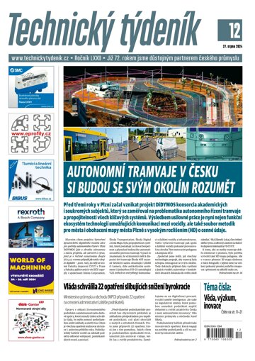 Obálka e-magazínu Technický týdeník 12/2024