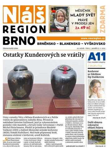 Obálka e-magazínu Náš Region - Brno 5/2025