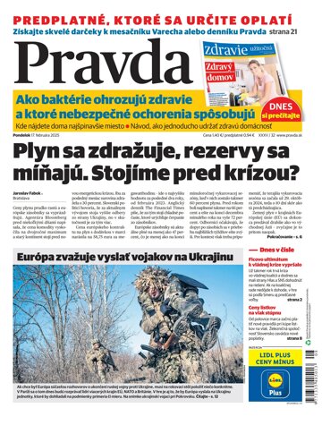 Obálka e-magazínu Pravda 17. 2. 2025