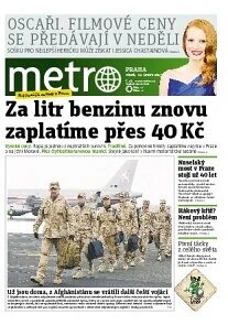 Obálka e-magazínu deník METRO 22.2.2013