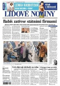 Obálka e-magazínu Lidové noviny 21.3.2014