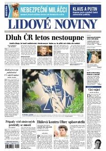 Obálka e-magazínu Lidové noviny 14.5.2014