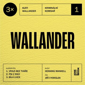 Obálka audioknihy 3x Wallander #1