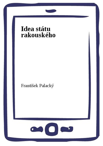 Obálka knihy Idea státu rakouského