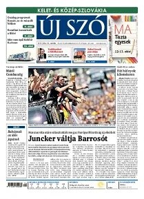 Obálka e-magazínu Új Szó 16.7.2014