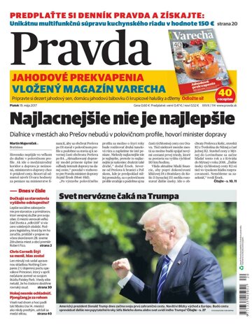 Obálka e-magazínu Pravda 19.5.2017