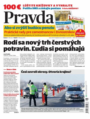 Obálka e-magazínu Pravda 13. 2. 2021