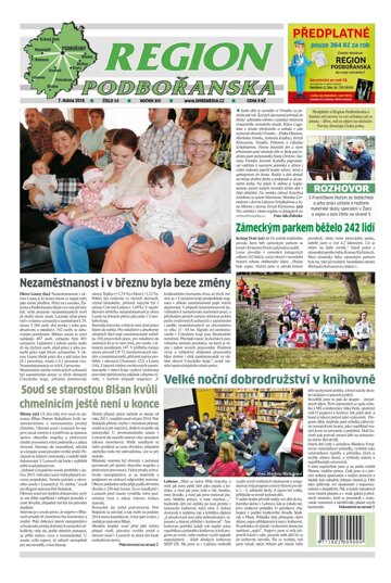 Obálka e-magazínu Region Podbořanska 14/2016