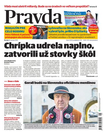 Obálka e-magazínu Pravda 30. 01. 2025