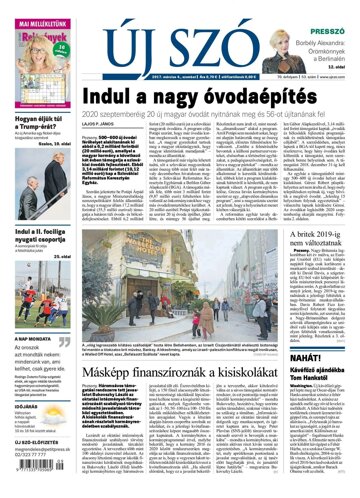 Obálka e-magazínu Új Szó 4.3.2017