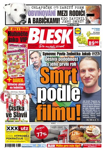 Obálka e-magazínu Blesk 4.1.2018