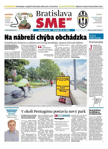 Obálka e-magazínu SME 29/6/2018