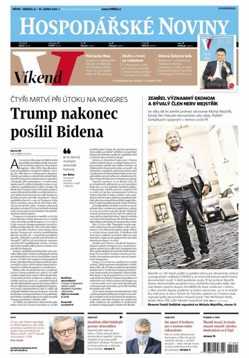 Obálka e-magazínu Hospodářské noviny 005 - 8.1.2021