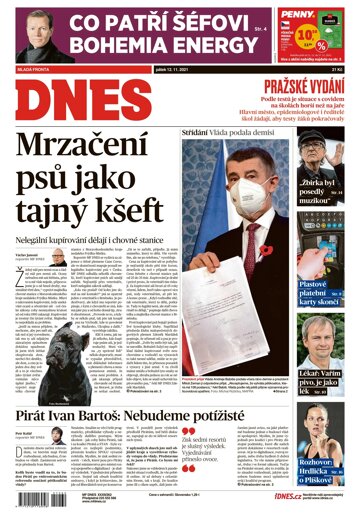 Obálka e-magazínu MF Dnes 12.11.2021