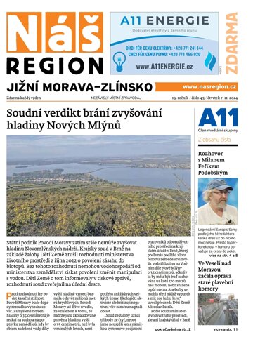 Obálka e-magazínu Náš Region - Jižní Morava/Zlínsko 45/2024