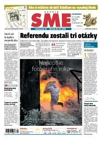 Obálka e-magazínu SME 29.10.2014