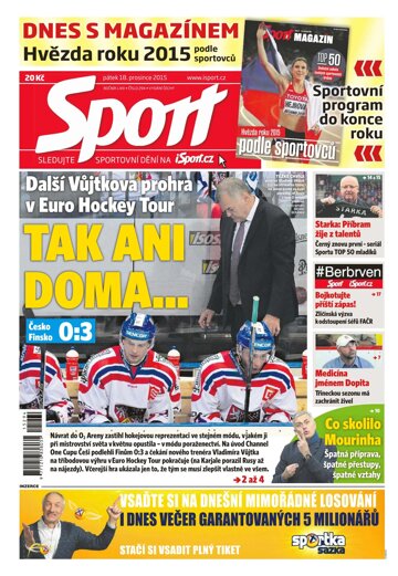 Obálka e-magazínu Sport 18.12.2015