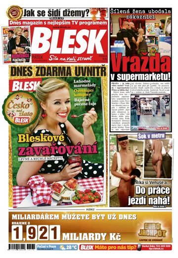 Obálka e-magazínu Blesk 22.7.2016