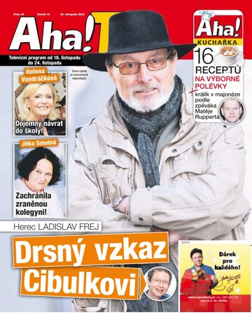 Obálka e-magazínu Příloha AHA! 16.11.2016