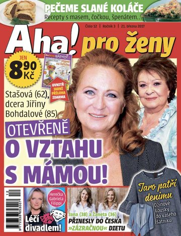 Obálka e-magazínu AHA! pro ženy 21.3.2017