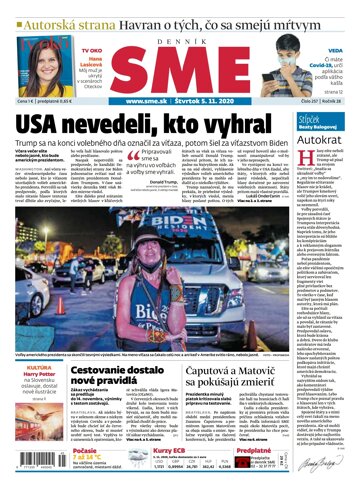 Obálka e-magazínu SME 5.11.2020