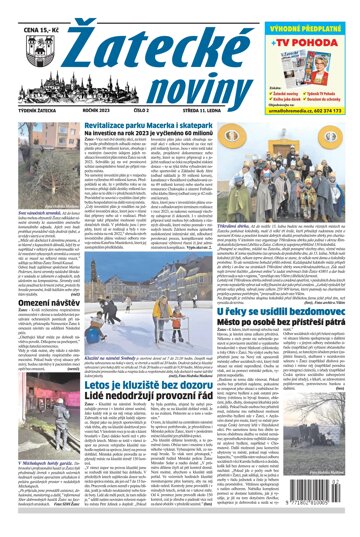 Obálka e-magazínu Žatecké noviny 2/23