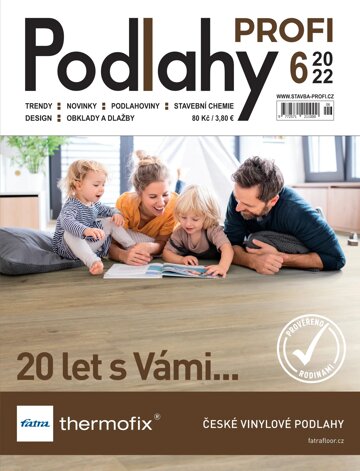 Obálka e-magazínu PODLAHY Profi 6/2022