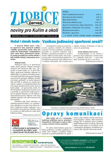 Obálka e-magazínu Zlobice – noviny pro Kuřim a okolí 6/2016