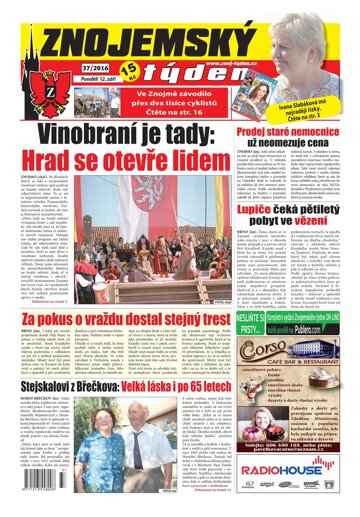 Obálka e-magazínu Znojemský týden 37/2016