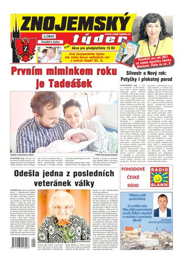 Obálka e-magazínu Znojemský týden 1/2021