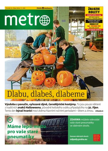 Obálka e-magazínu deník METRO 31.10.2024