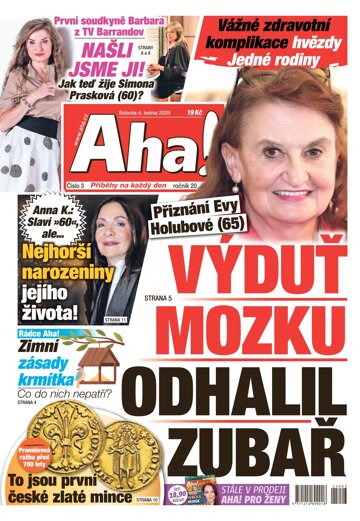 Obálka e-magazínu AHA! 4.1.2025